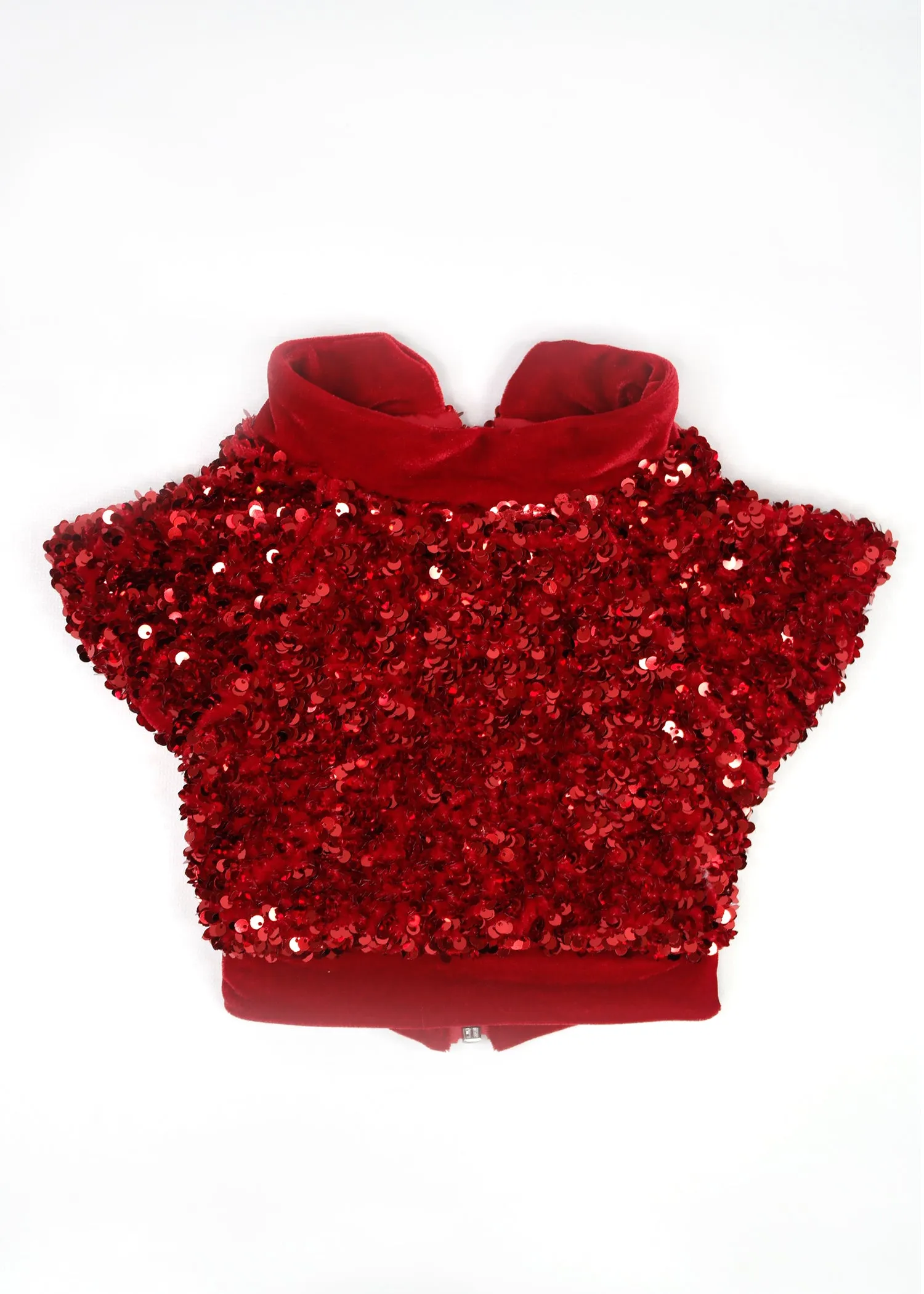 RED SEQUINED PARTY JACKET