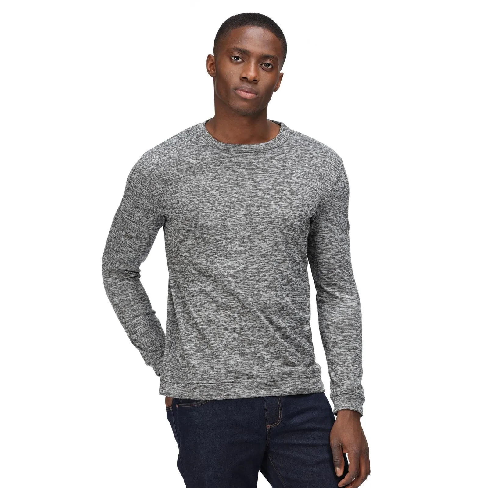 Regatta Leith Mens Crew Neck Sweatshirt Top Crew Neck