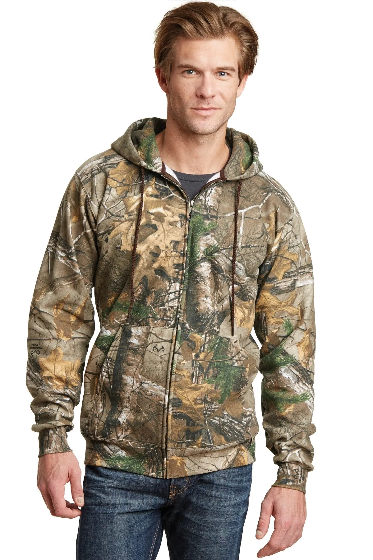 Russell Outdoors™ Realtree® Full-Zip Hooded Sweatshirt. RO78ZH