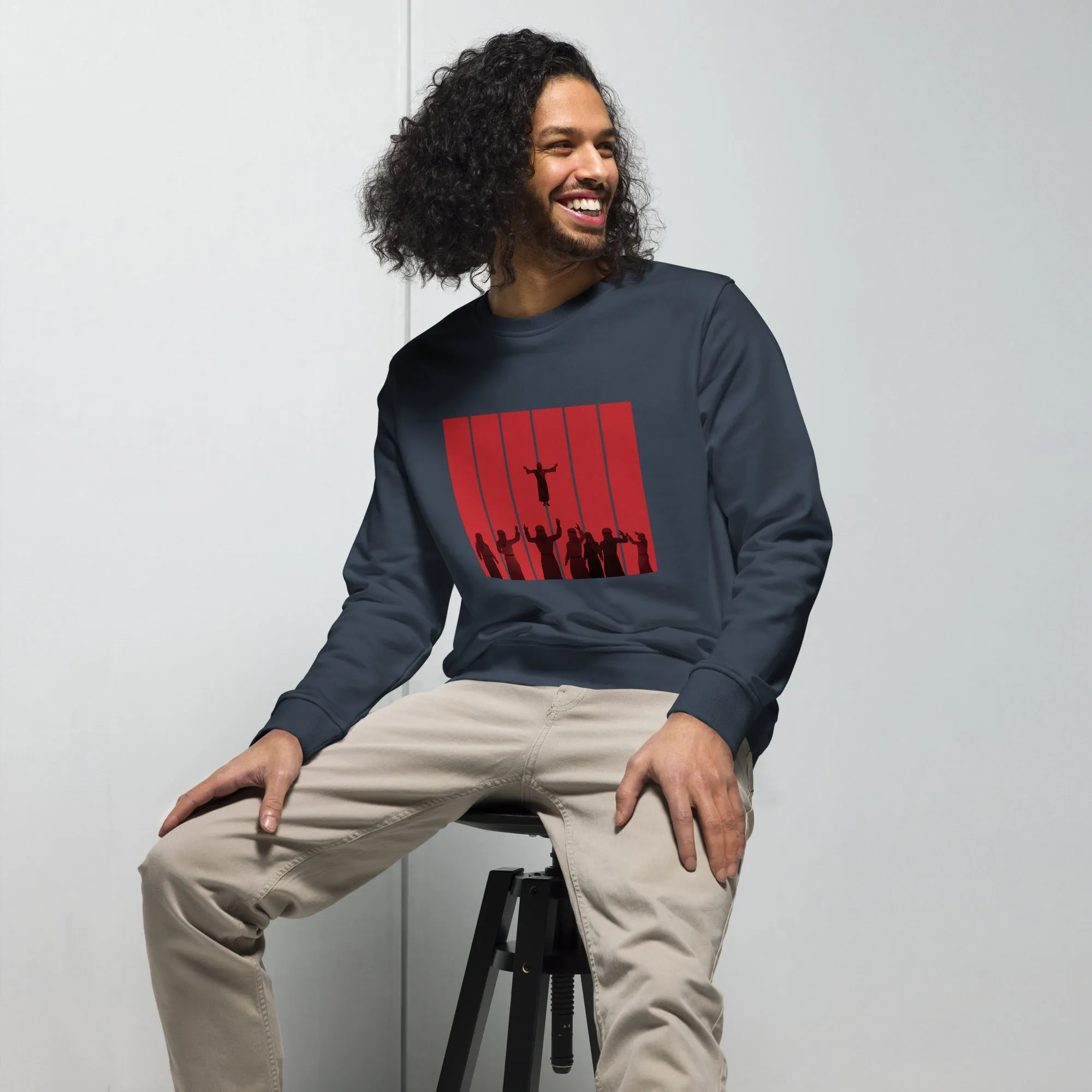 Sacrifice Graphics Men Organic Sweatshirt