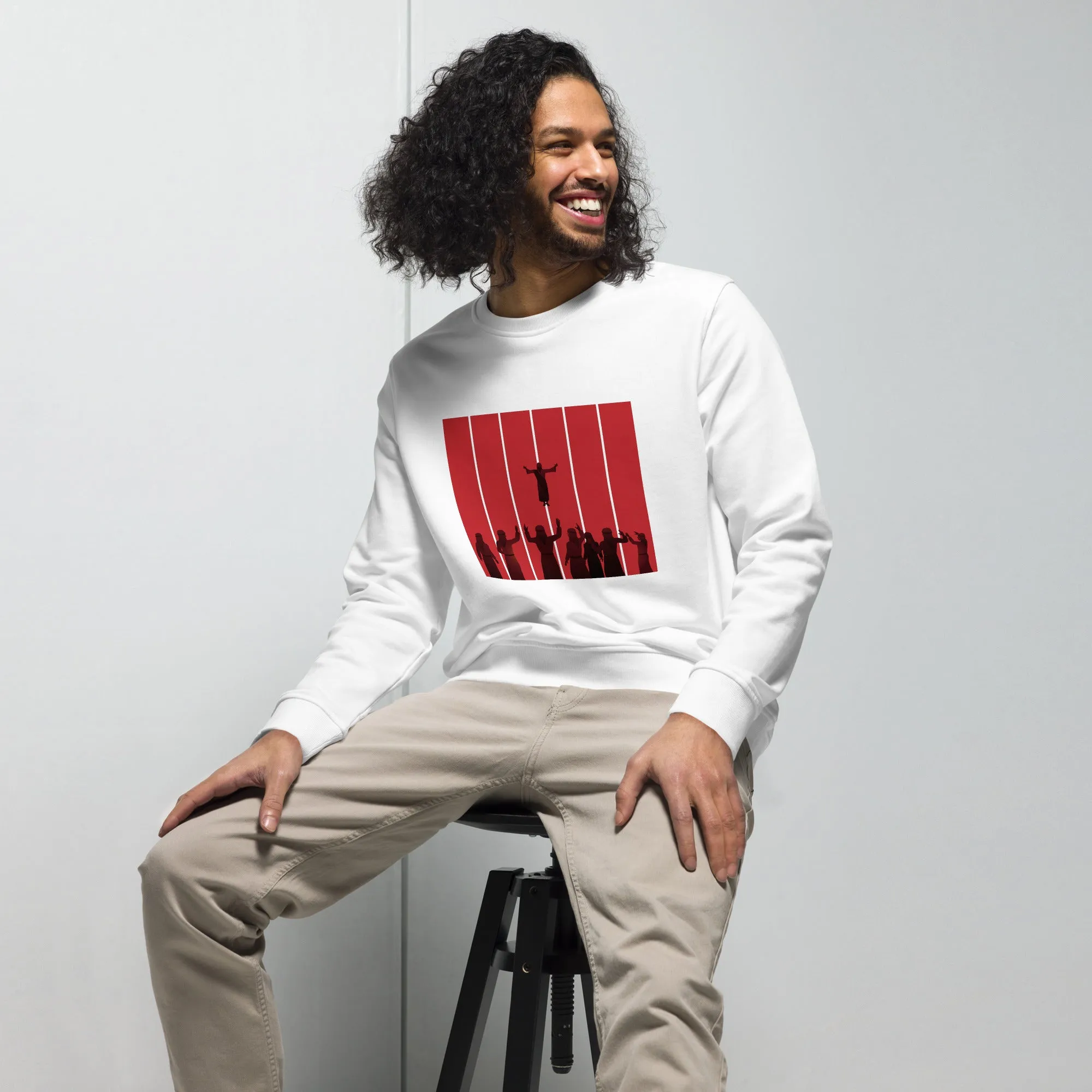 Sacrifice Graphics Men Organic Sweatshirt