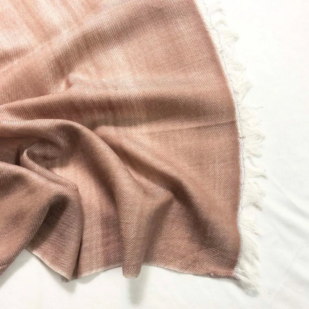 Sandstone Wool & Linen Handwoven Long Scarf/Stole