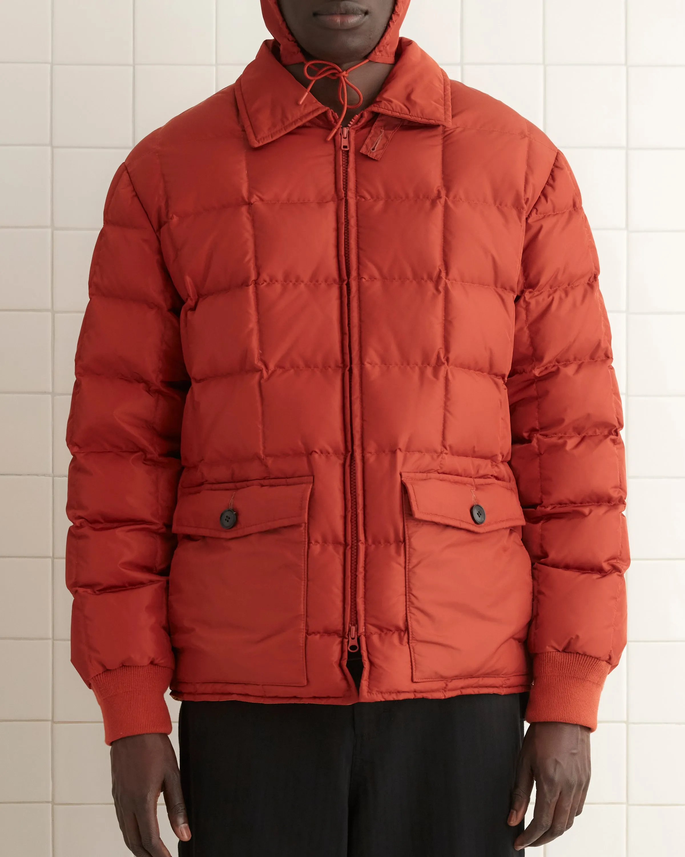 Seattle Puffer Jacket - Brick