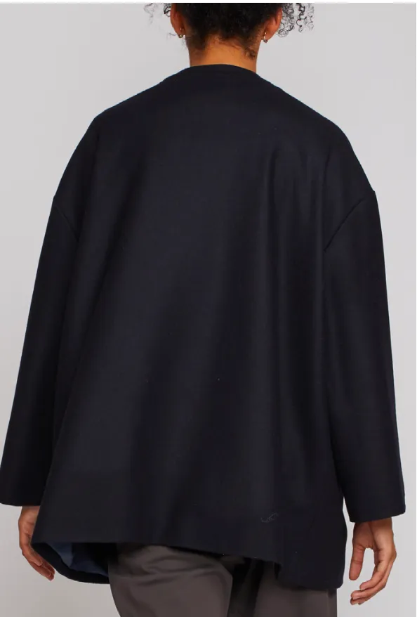 Shosh Midnight Oversized Wool Jacket