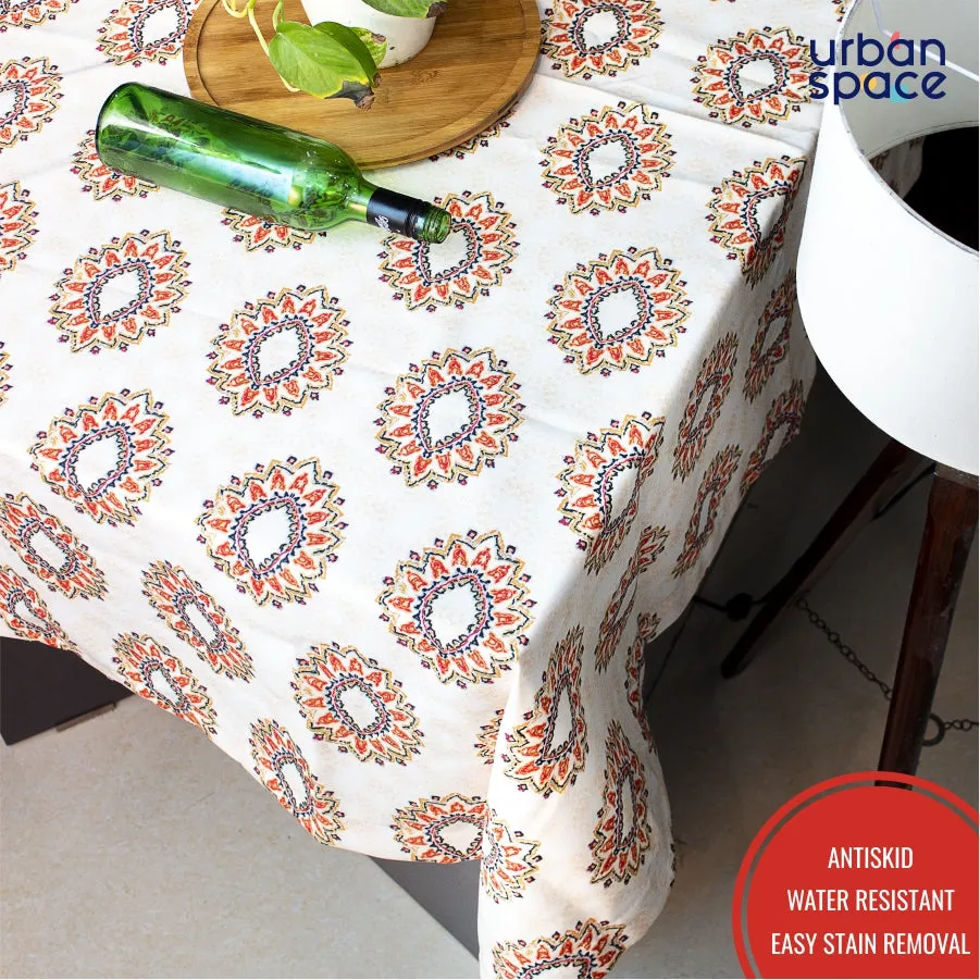 Sicilia Collection  anti skid & water resistant textured table cloth for dining table, table cover for center table - Jaipur