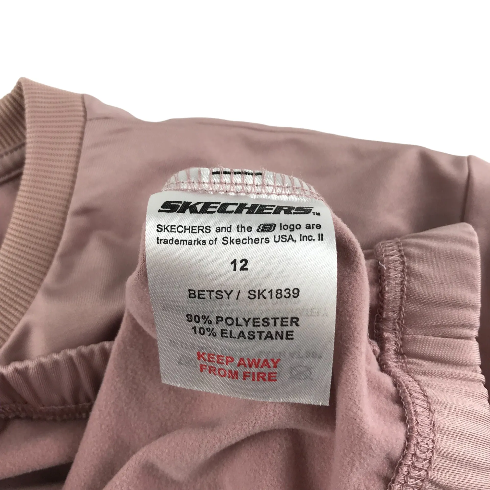 Skechers Sport Crop Sweater Size 12 Light pink Women's Jersey