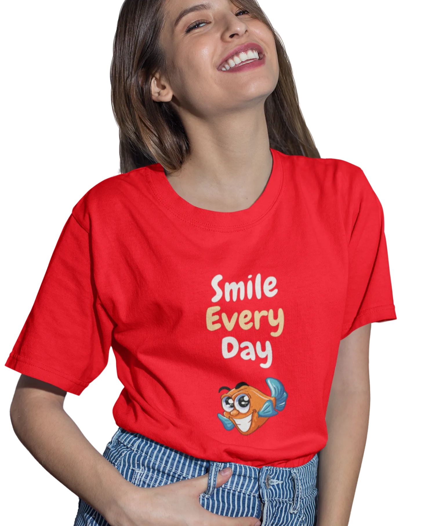 Smiley T Shirt for Women D20