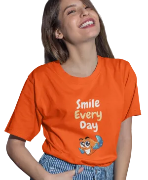 Smiley T Shirt for Women D20