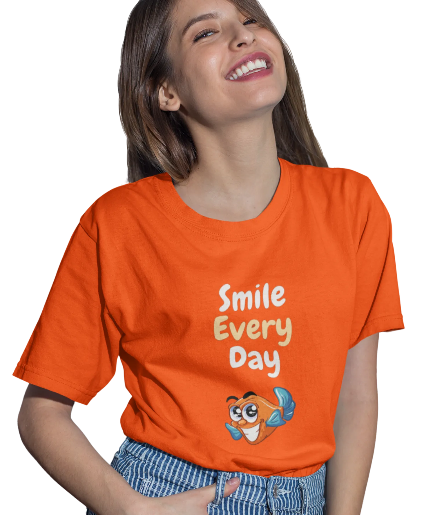 Smiley T Shirt for Women D20