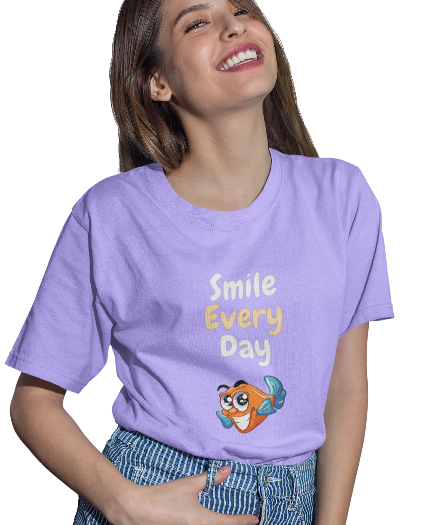 Smiley T Shirt for Women D20