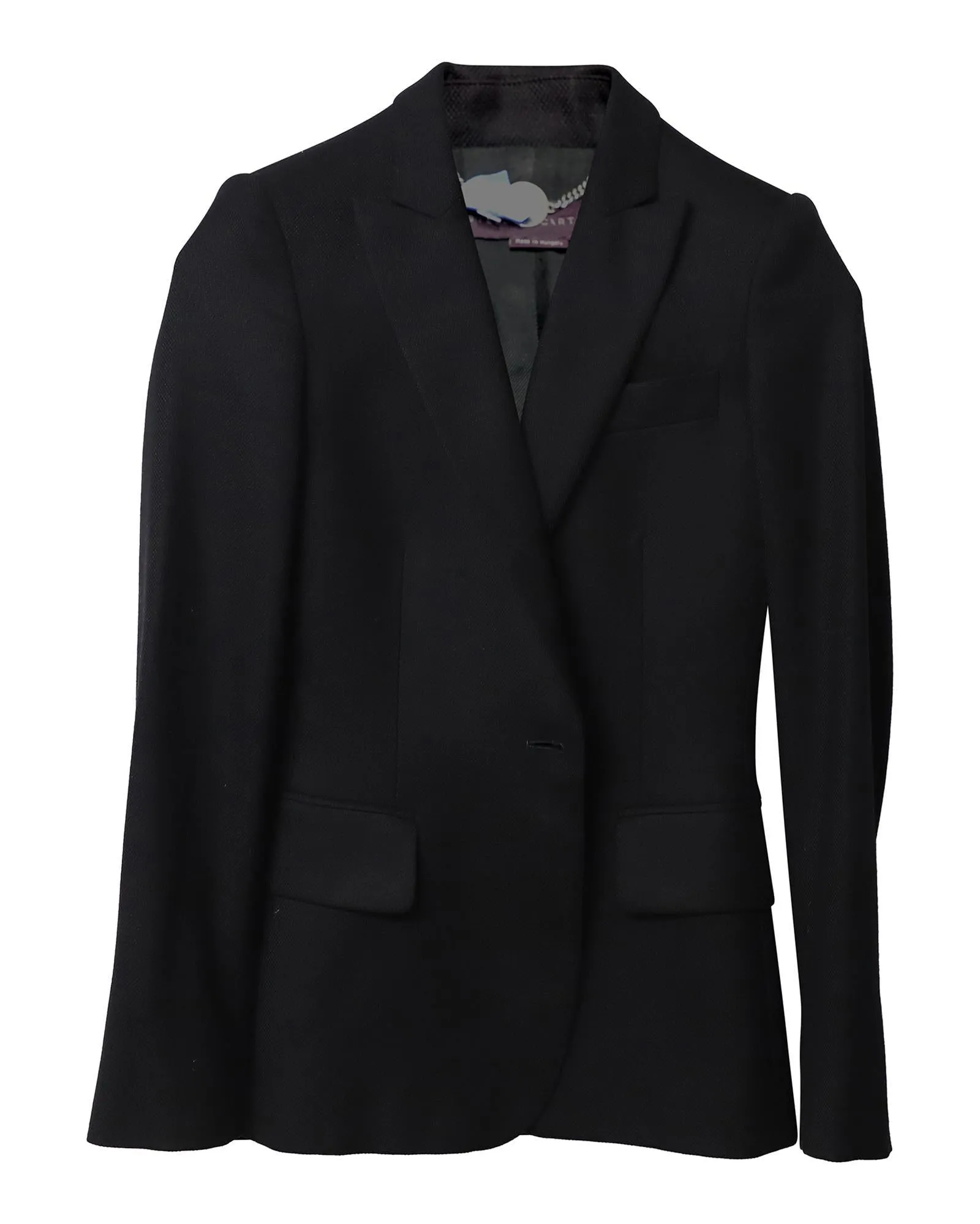 Stella McCartney Womens Tailored Blazer in Black - Sustainable and Stylish