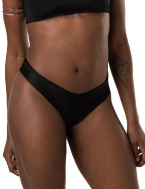 SUNNY BIKINI BOTTOMS - JET BLACK