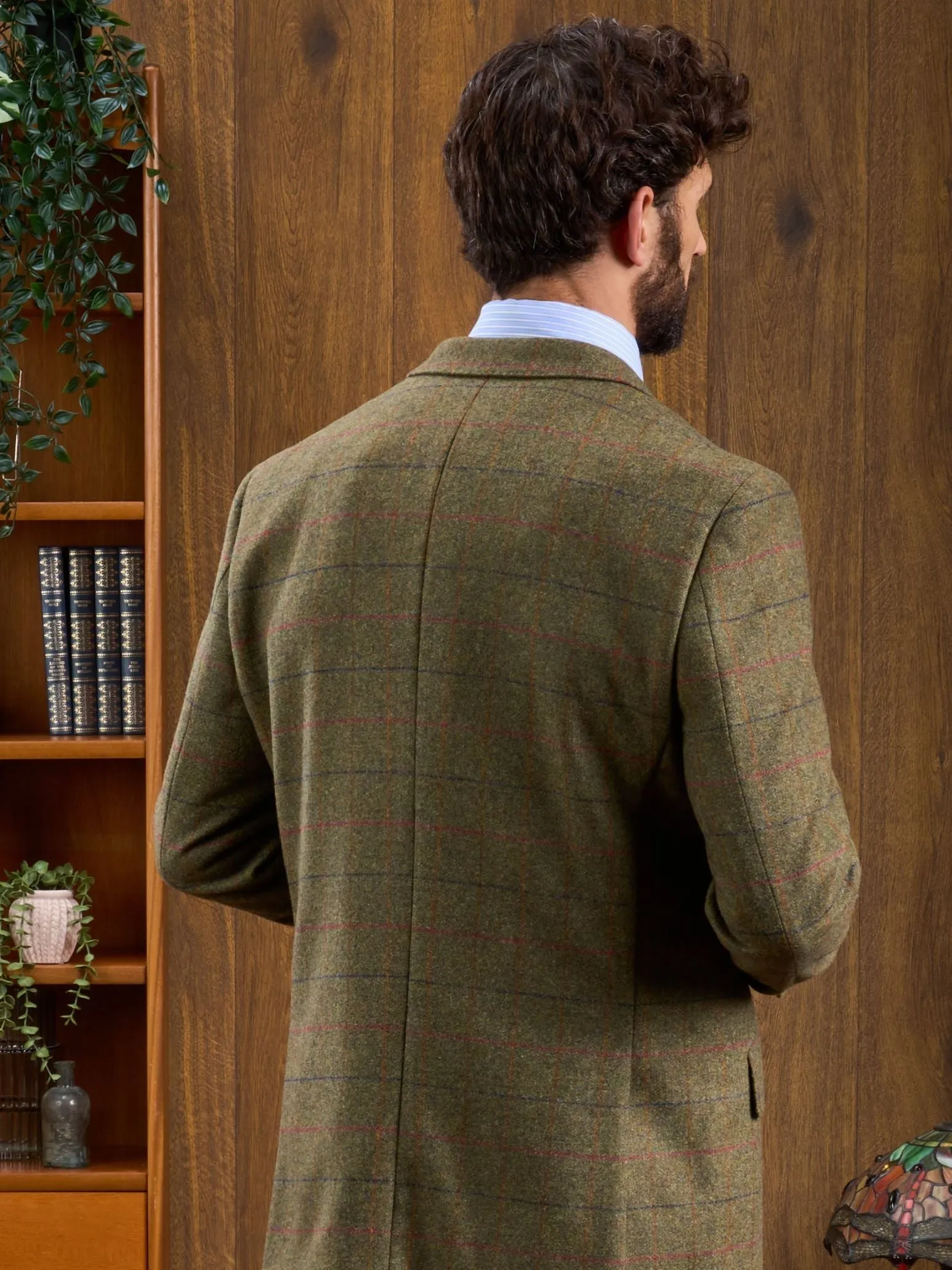 Surrey Tweed Lined Blazer In Meadow - Regular Fit