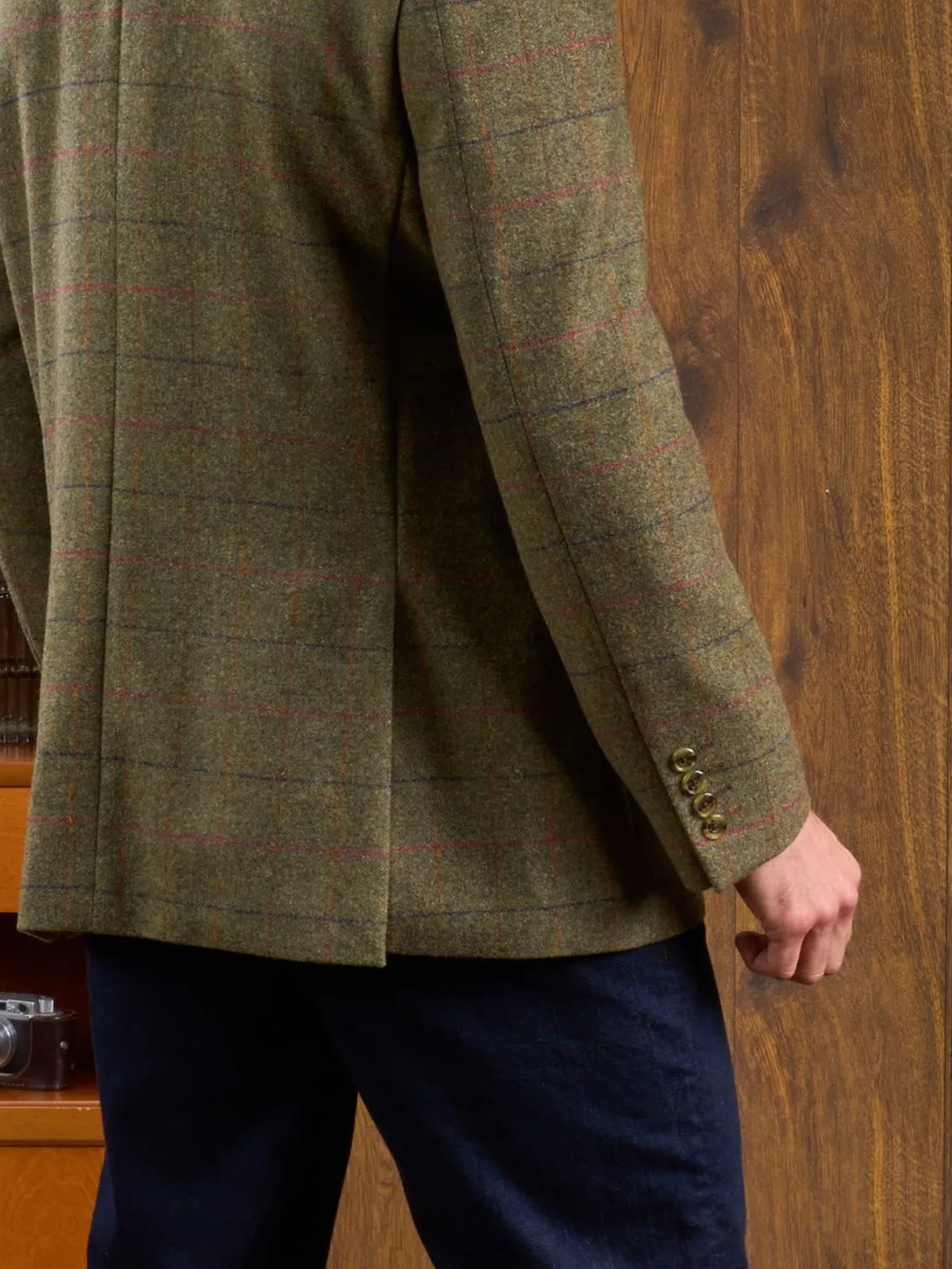 Surrey Tweed Lined Blazer In Meadow - Regular Fit