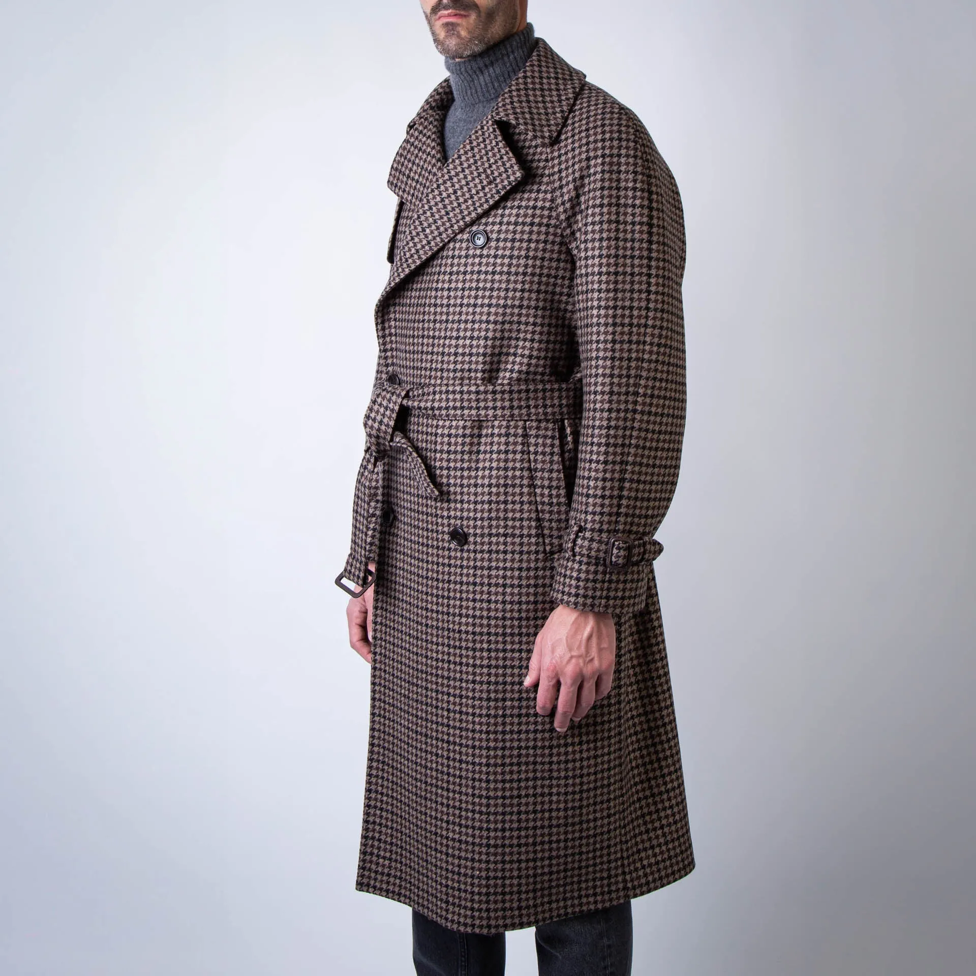 TAGLIATORE COAT LEN-340264 ET894 BEIGE/BROWN