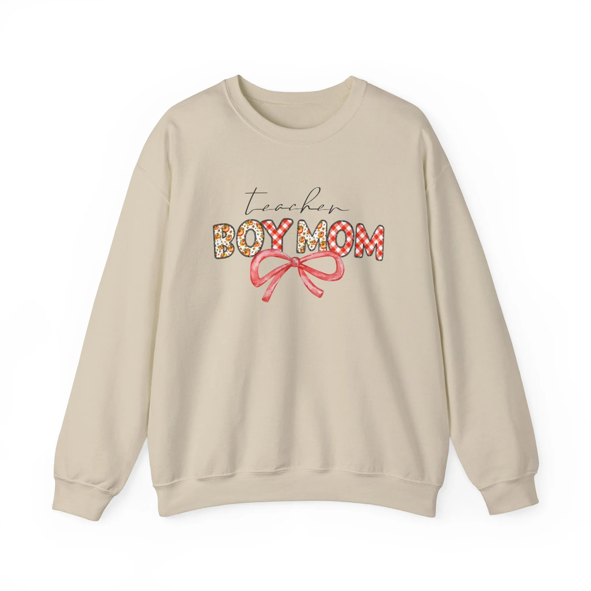 Teacher Boy Mom Sweatshirt