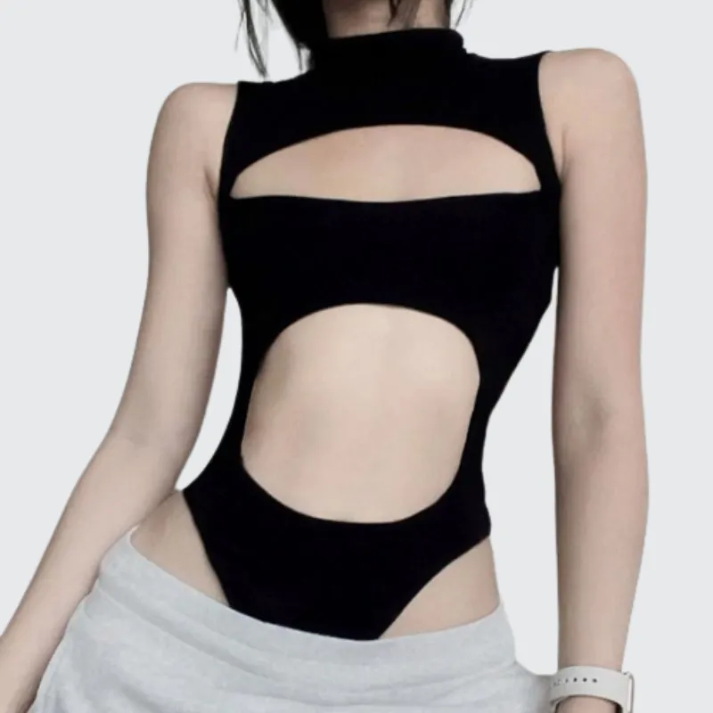 Techwear Backless Bodysuit