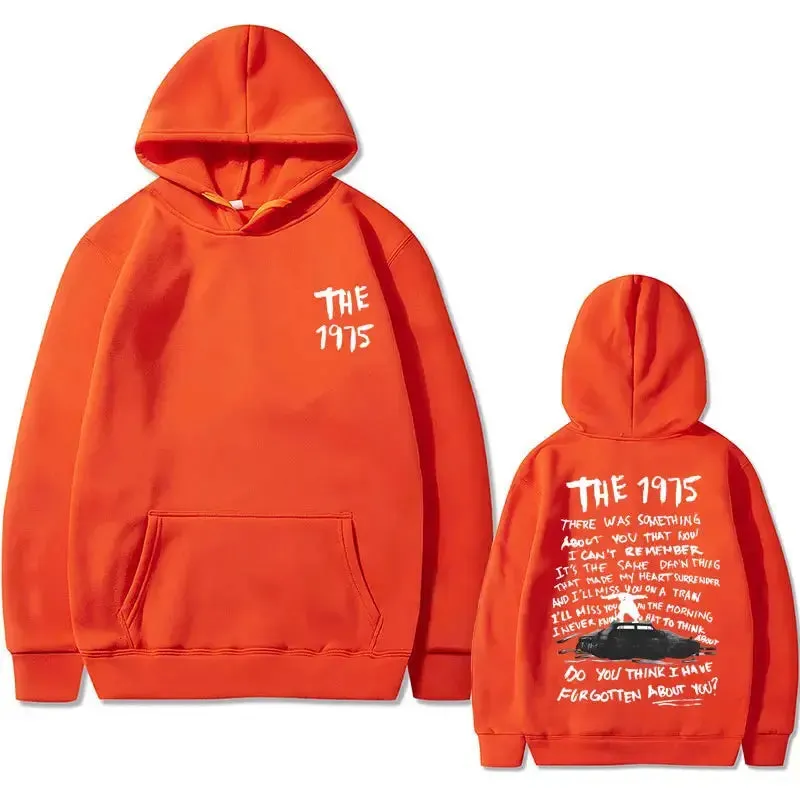 The 1975 about You Graphic Print Hoodies Being Funny in A Foreign Language Album Hoodies Men Women's Casual Vintage Sweatshirt