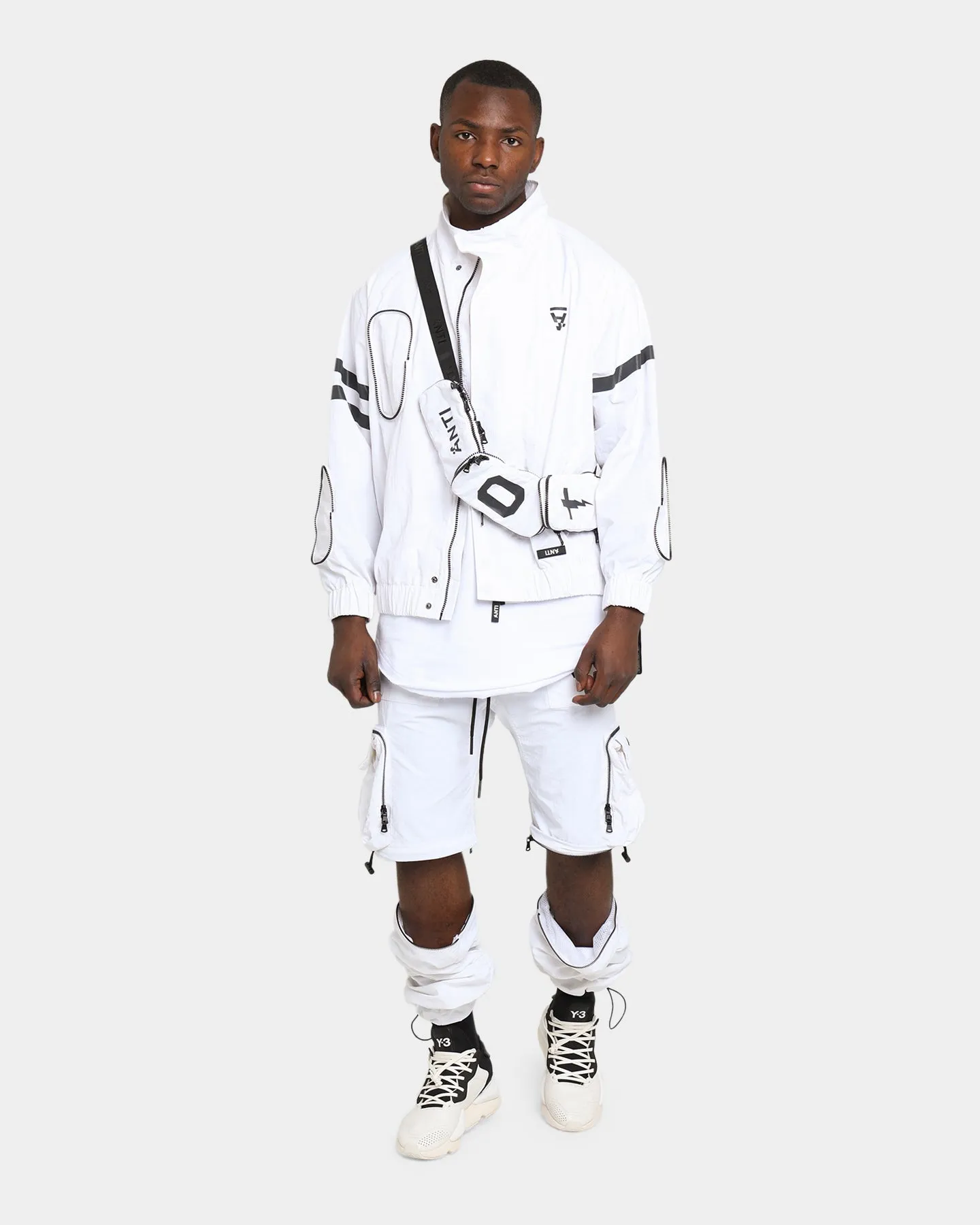 The Anti Order Hyphen ATD100 Track Jogger White/Black