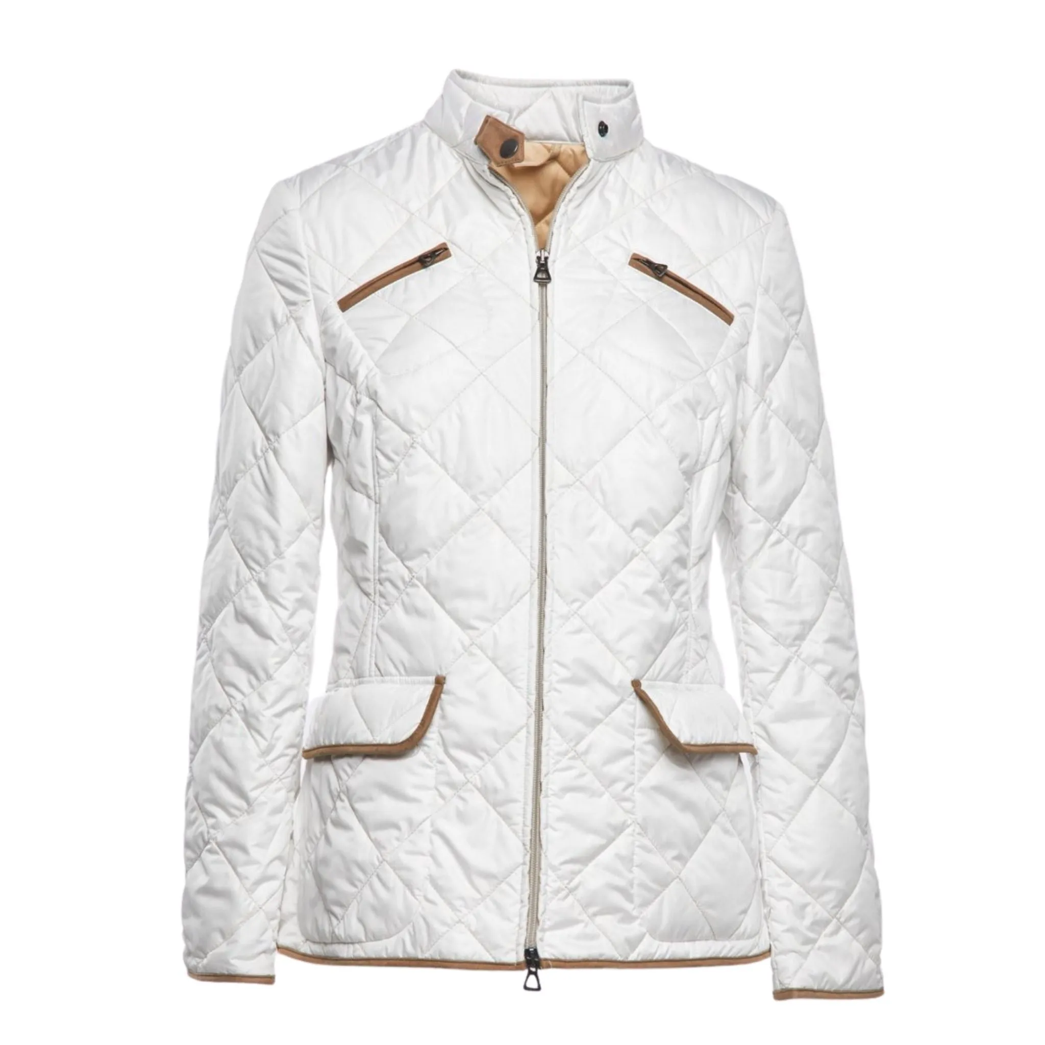 The Catherine Quilted Jacket in Cream