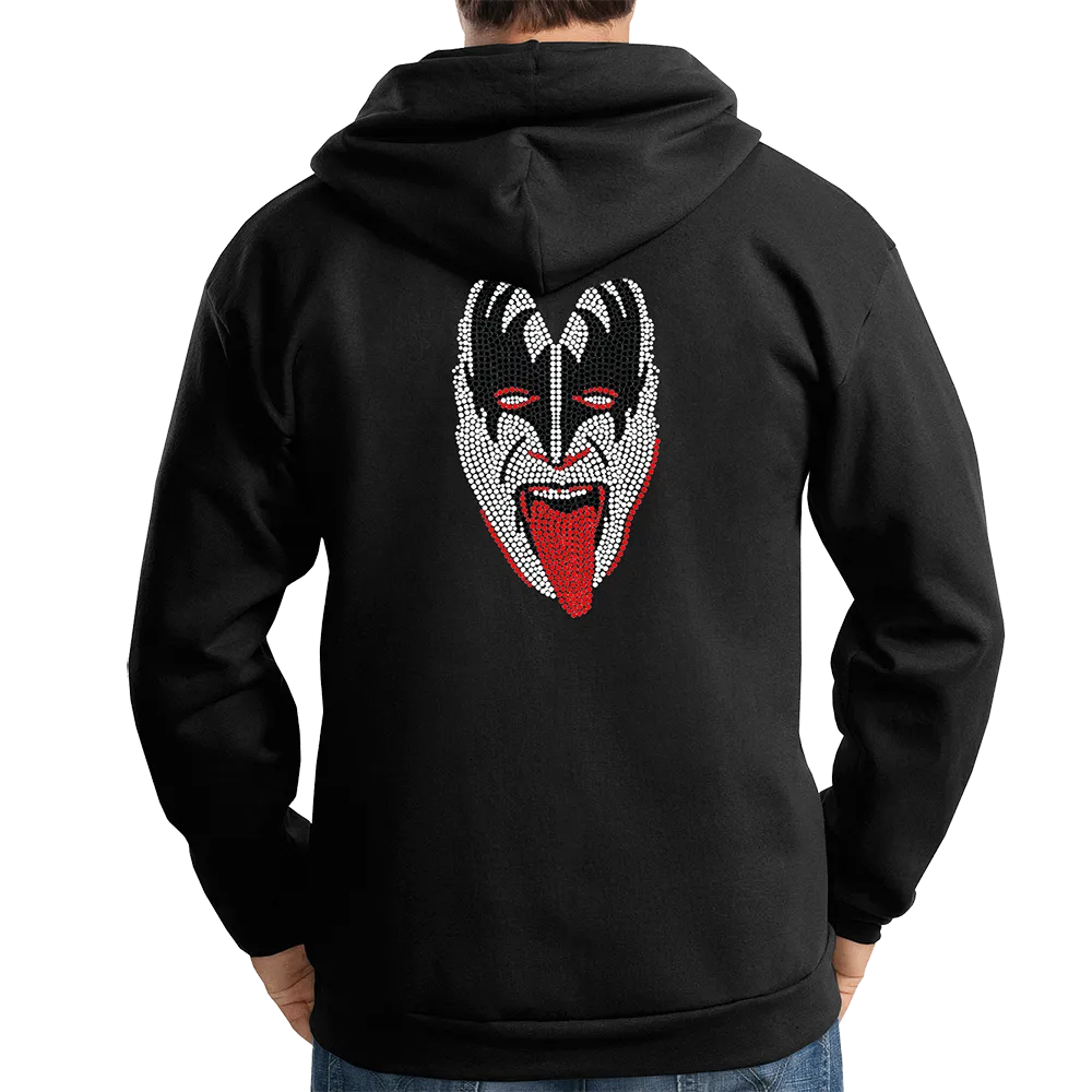 The Demon Bling Zip Hoodie