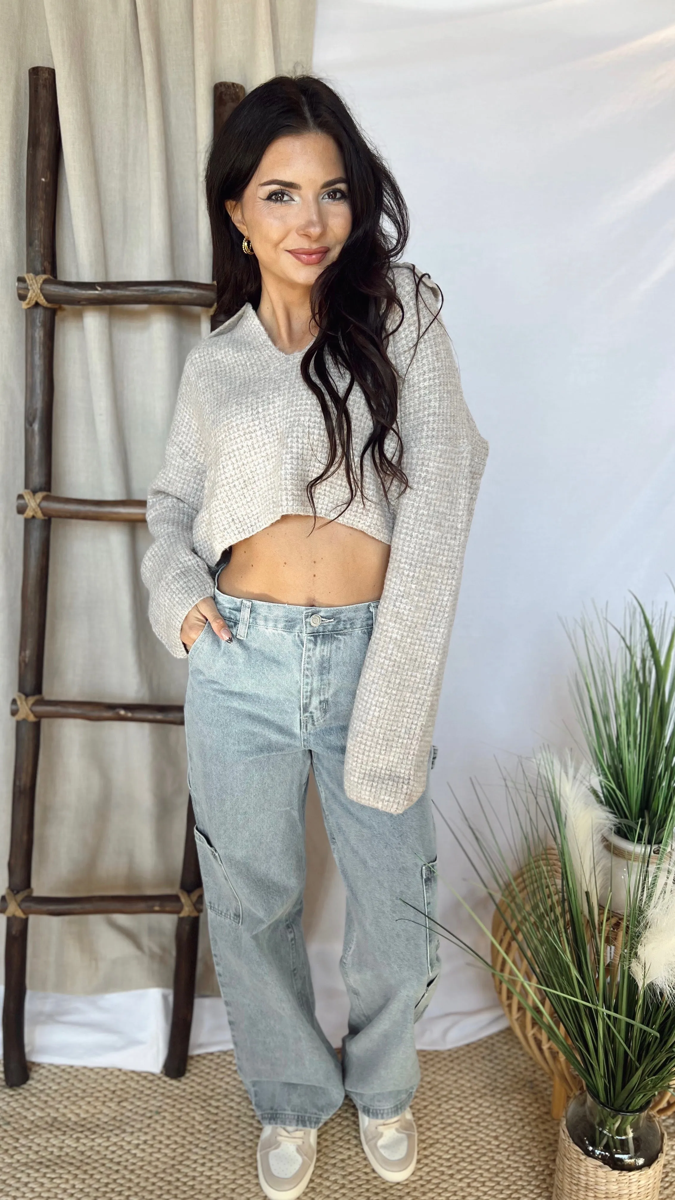 The High Standards Crop Sweater