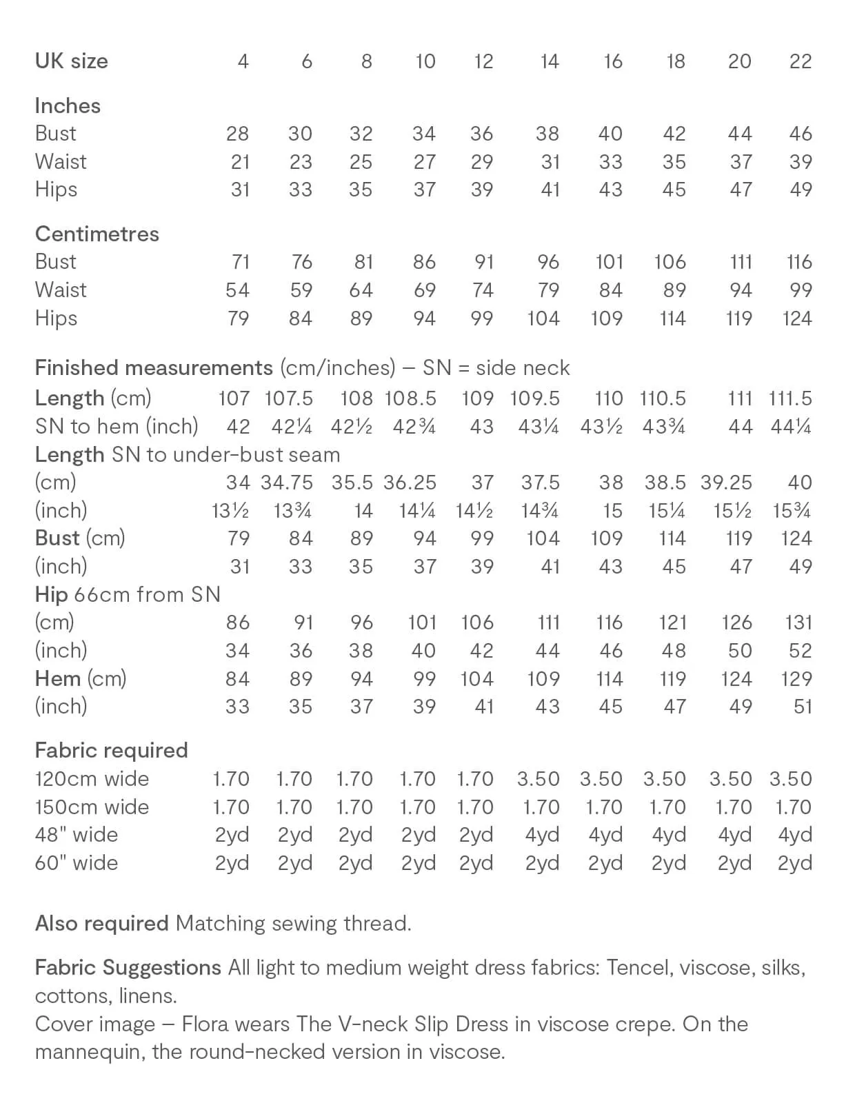 The Maker's Atelier 41, The Slip Dress PDF Pattern, with or without printing