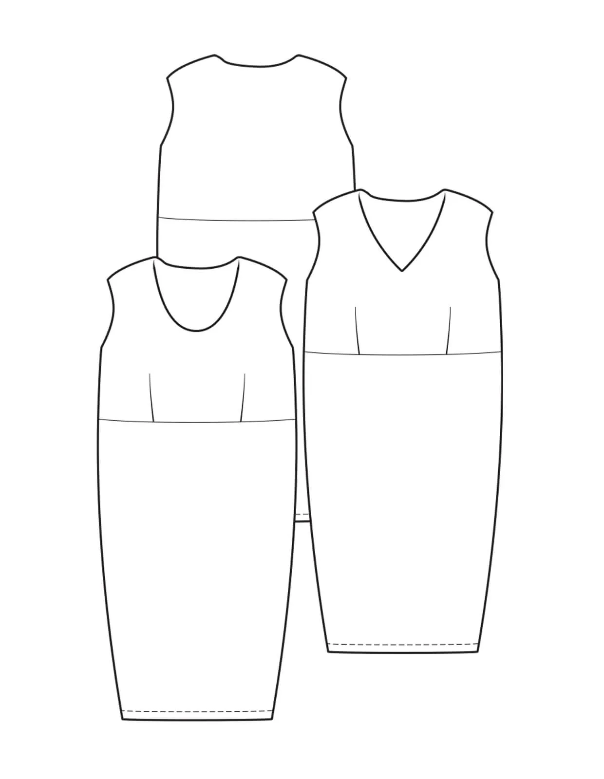 The Maker's Atelier 41, The Slip Dress PDF Pattern, with or without printing