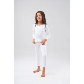 Thermal Set Girls-t-shirt&pants white