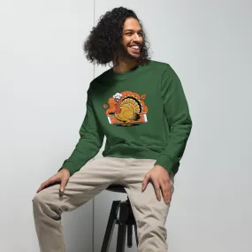 Turkey Chef Graphic Men Organic Sweatshirt