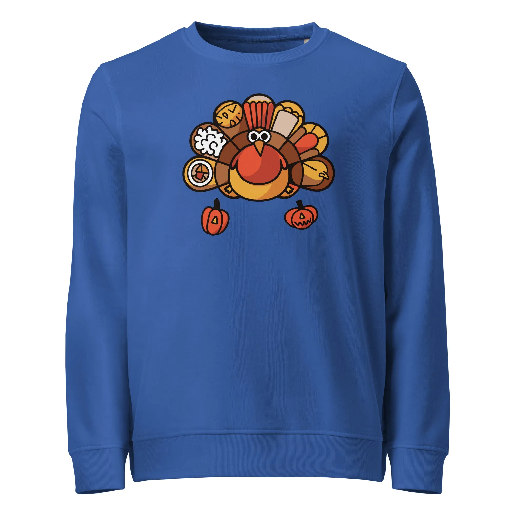 Turkey Feast Graphic Men Organic sweatshirt