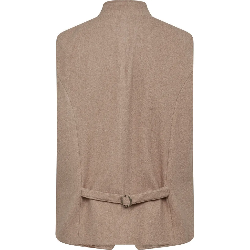 Wally Wool Vest - BGE Beige