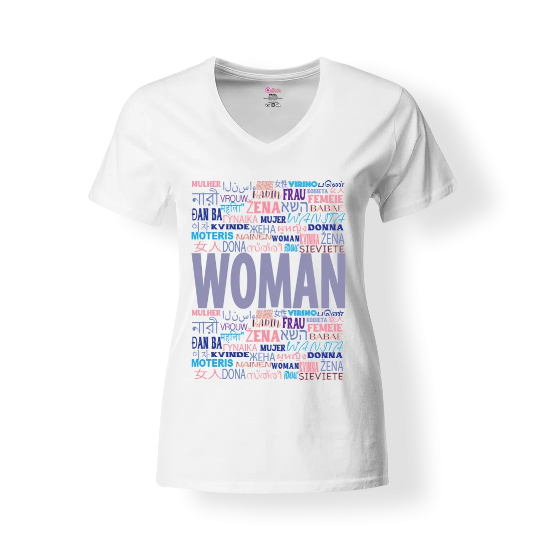 Woman in Every Language T-Shirt