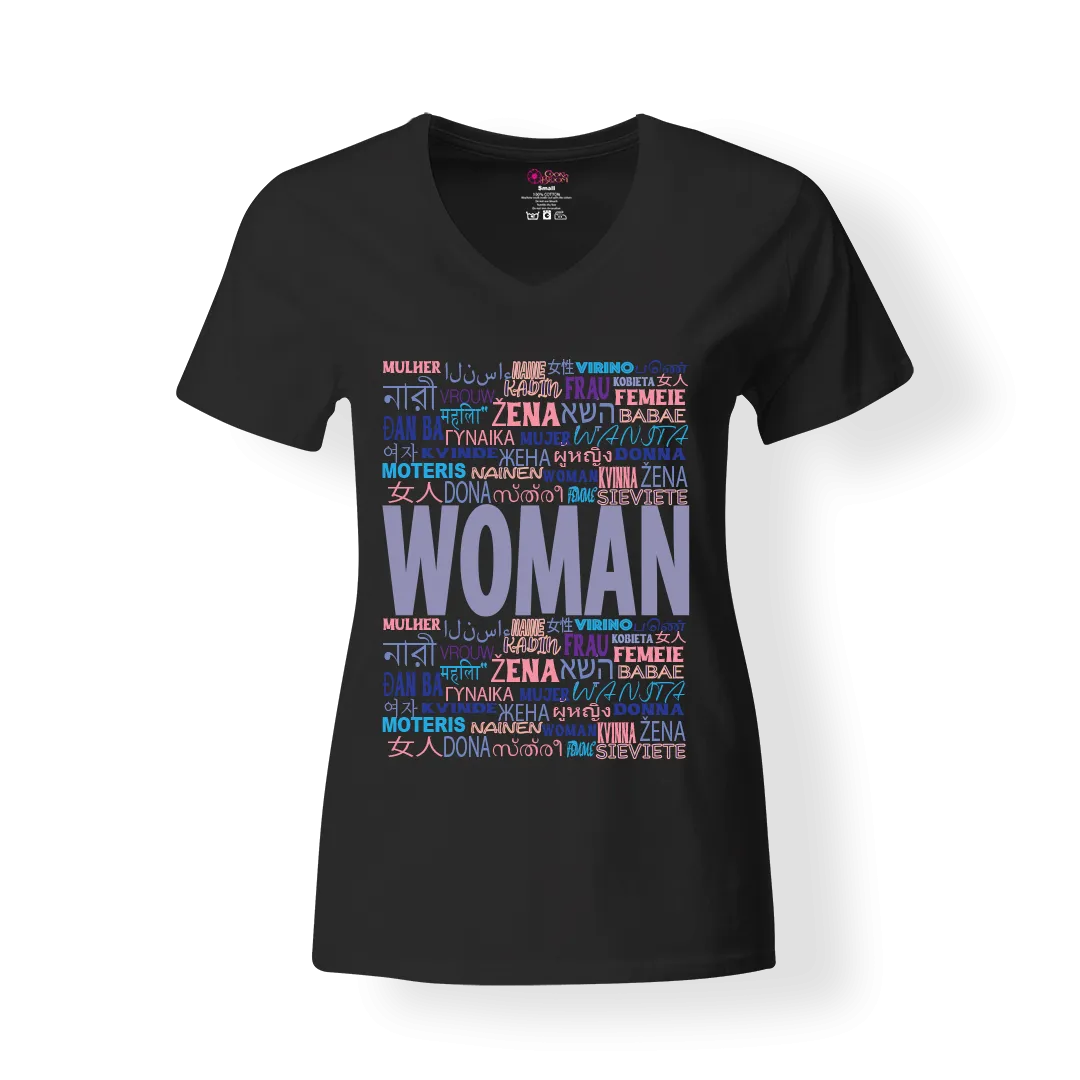 Woman in Every Language T-Shirt