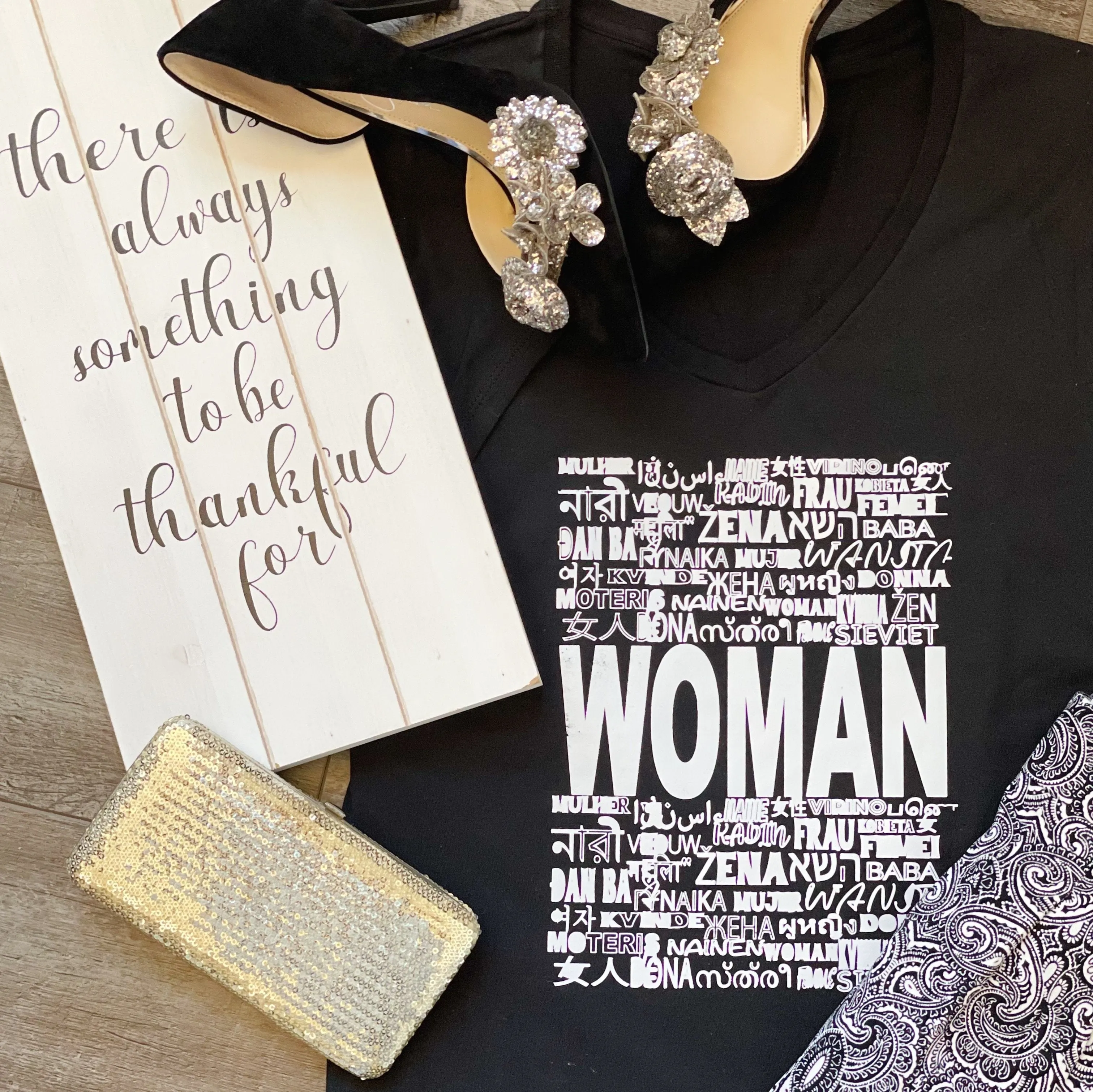 Woman in Every Language T-Shirt