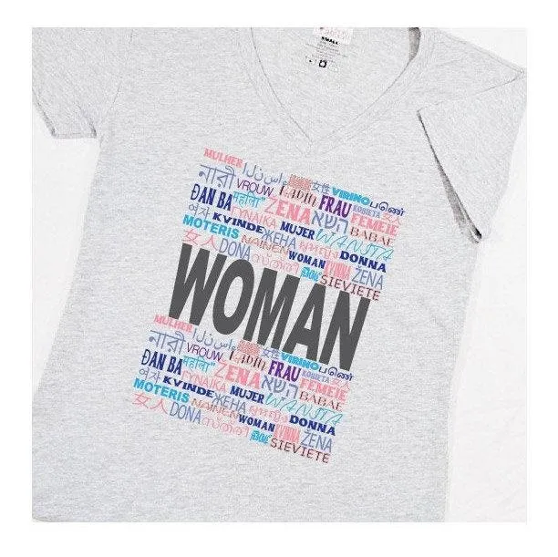 Woman in Every Language T-Shirt