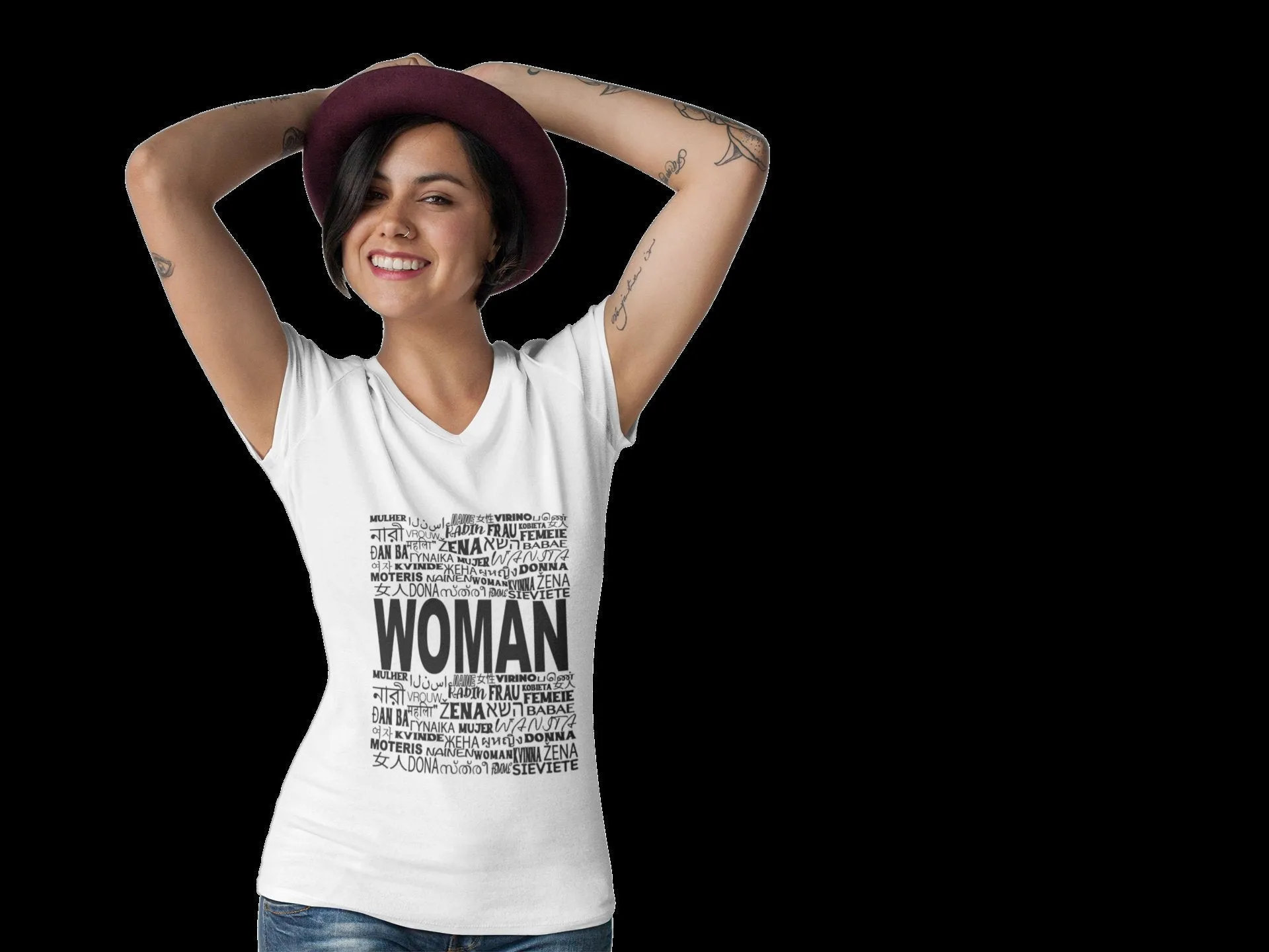 Woman in Every Language T-Shirt