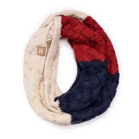 Women's Colorblock Infinity Scarf