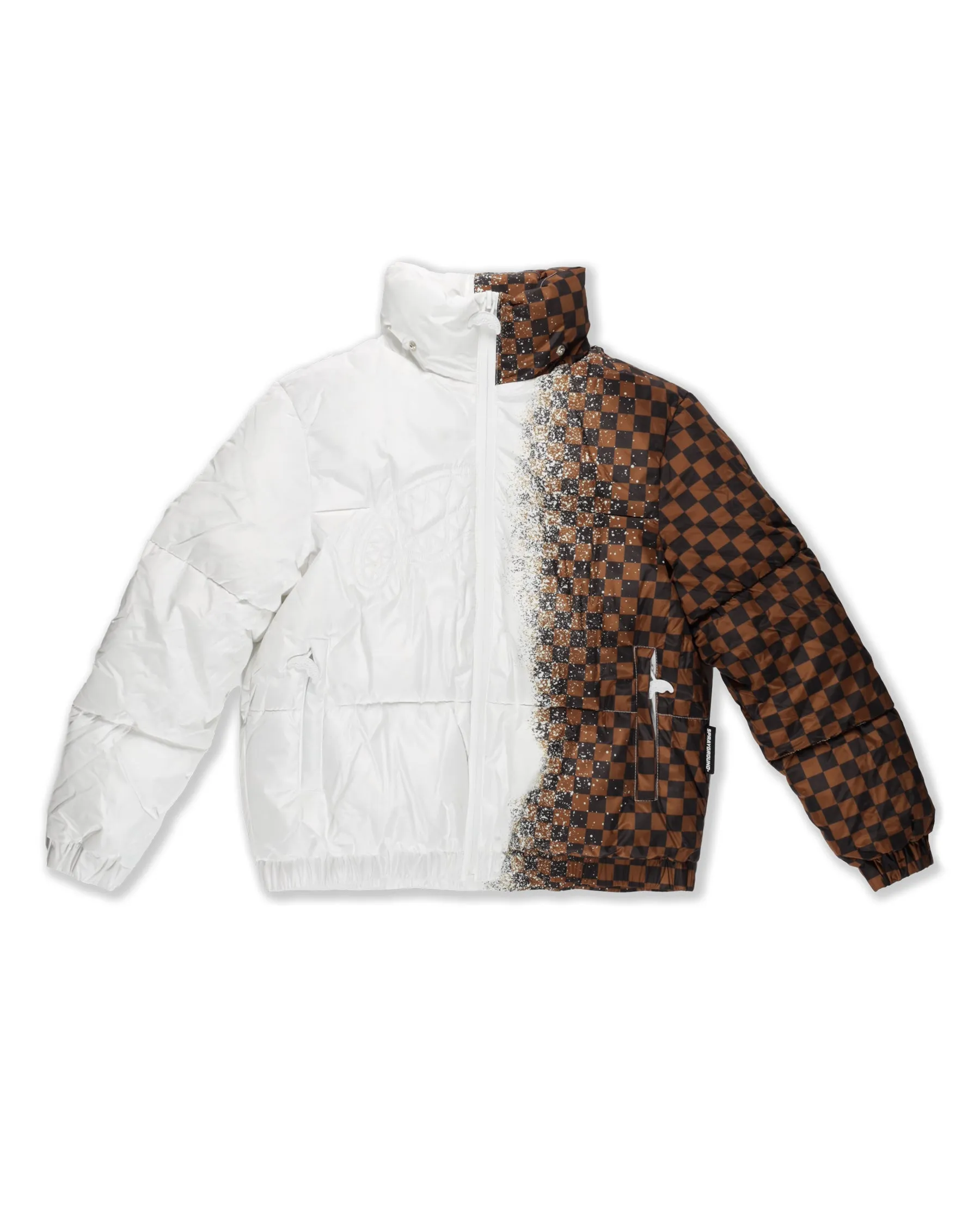 Youth - Spray Checkered Down Jacket